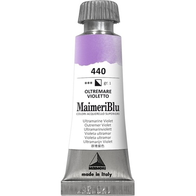 Maimeri Blu Акварелна боя Ultramarine Violet 440 12 ml 1 бр (M1609440)