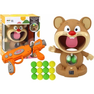 Lean Toys Hra s kuličkovou pistolí od Hamster
