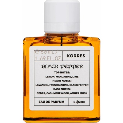 Korres Black Pepper parfumovaná voda pánska 50 ml