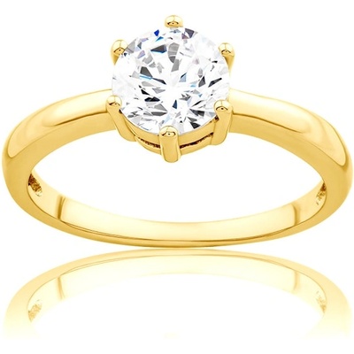 SAVICKI Годежен пръстен Savicki: злато, мойсанит