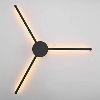 Brilagi - LED Аплик LUGO TRE LED/14W/230V черен (BG2132)
