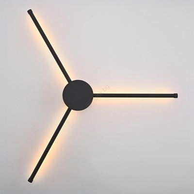 Brilagi - LED Аплик LUGO TRE LED/14W/230V черен (BG2132)