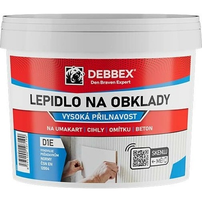 Debbex 50122RL Lepidlo na obklady, kbelík 15 kg