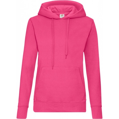 Fit s kapucí Fuchsia