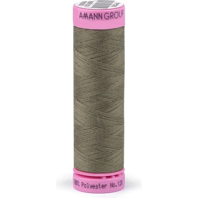 Polyesterové nitě návin 100 m Aspo Amann, střední, 0381 Dark Olive