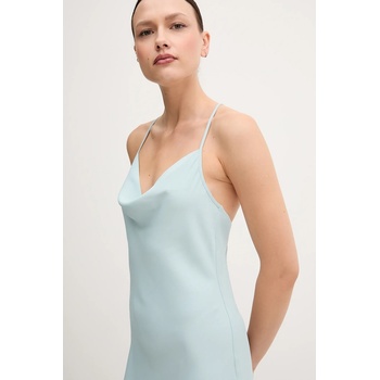 Calvin Klein Рокля Calvin Klein в тюркоазено дълга със стандартна кройка LV044B053G (LV044B053G)