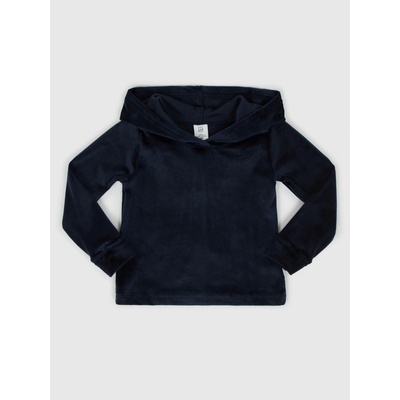 GAP Baby sametová mikina tmavě modrá