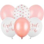 Party Deco Латексови Балони "Bride To Be" 30см - (1 пакет / 6 бр. ) (SB14P-328-000-6)