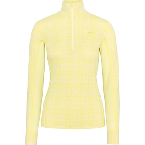 Kari Traa Дамско мериносово термобельо Kari Traa Women's Rose Half-Zip Merino base layer - Mellow Yellow - размер XL (115-1317-2715)