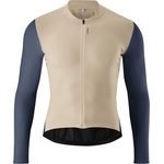 Gonso Мъжка фланелка с дълъг ръкав за колоездене Gonso Sitivo Jersey Longsleeve Cycling jersey - Cream / Navy (056-4326-0112)