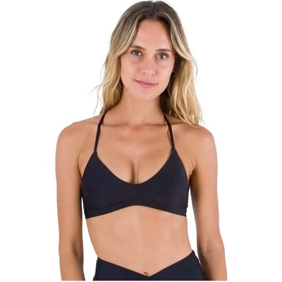 Hurley Solid Adjustable bikini top - Black (Black)
