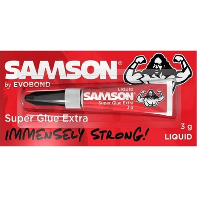 Samson Super Glue gel sekundové lepidlo 3g červené
