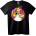 NOONEBRAND Тениска с Хоумър Симпсън и понички - 2XL, Black