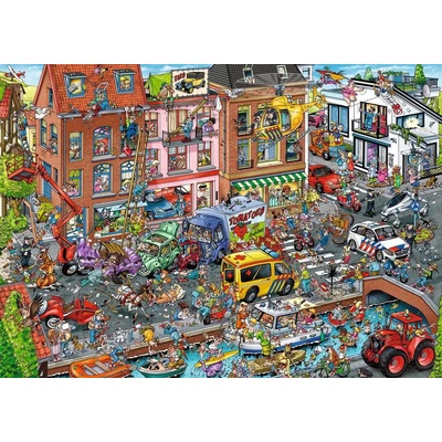 Ravensburger - Puzzle Ray's Comic: Modern Time - 1 000 piese