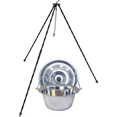 Kessel kotlík na guláš nerez 6 l INOX 0,8 mm trojnožka 1 m na kotlík