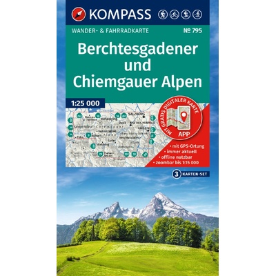 795 Berchtesgadener und Chiemgauer Alpen 1: 25 000 KOMPASS