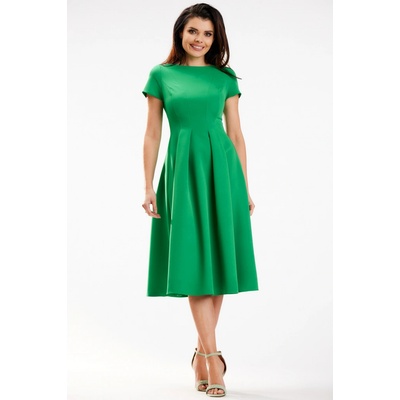 Awama Woman's Dress A569 zelená