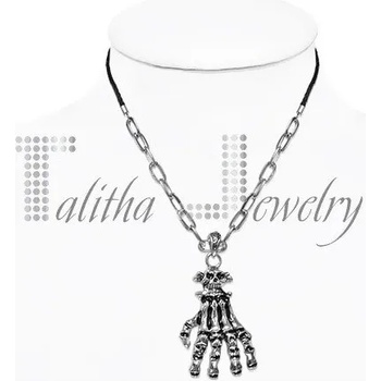 Image 1 of Talitha Готик колие " Ръка на скелет"