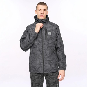 Crosshatch Яке Crosshatch Janscore Allover Print Jacket - Grey