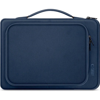 Tech-Protect Basic Laptop Bag 16 - елегантна чанта за MacBook Pro 15 и лаптопи до 16 инча (тъмносин)