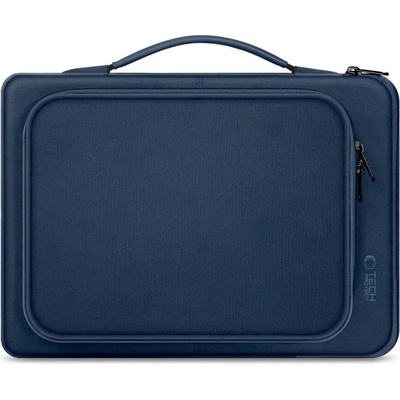 Tech-Protect Basic Laptop Bag 16 - елегантна чанта за MacBook Pro 15 и лаптопи до 16 инча (тъмносин)