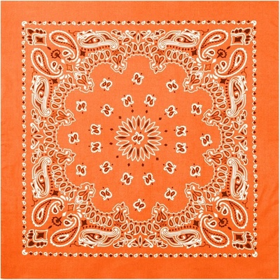 Šátek Jumbo Trainmen Western velký oranžový