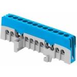 ORNO GROUP PRO insulated terminal block, N, 12 conductors, blue