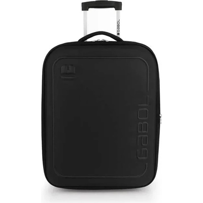 Gabol Куфар 55 см, черен - Orbit, разширяващ се - Gabol