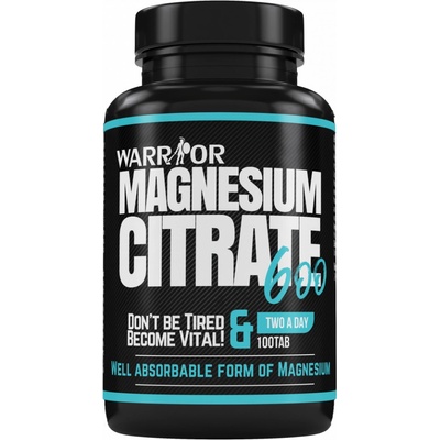Warrior Magnézium citrát 600 100 tabliet