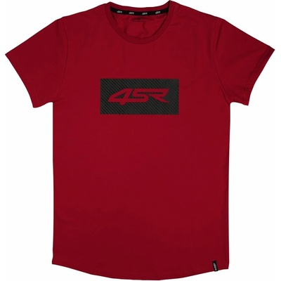 4SR tričko Logo Carbon Red