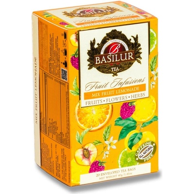 Basilur Fruit Infusions ovocný čaj ovocná limonáda 20 x 2 g