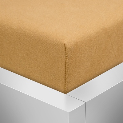 TP Jersey prostěradlo Premium Jantarové 180x200