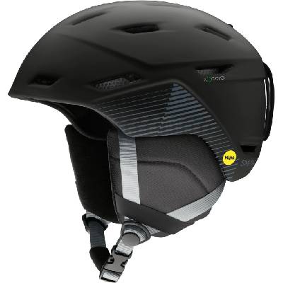 Smith Mission MIPS - Matte Black Stripes 51-55 2024/25