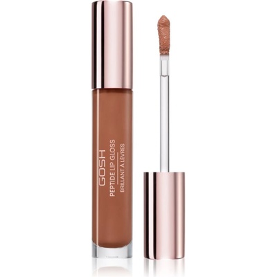 Gosh Copenhagen Peptide Lip Gloss блясък за устни с пептиди цвят 007 Chocolate Mousse 7ml
