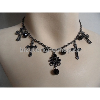 bizuterka-eshop.cz s přívěšky černý BZ-03528
