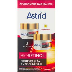 Astrid Дневен крем Astrid Bioretinol Дневен крем Bioretinol SPF10 50 мл + нощен крем Bioretinol Нощен крем 50 мл подаръчен комплект