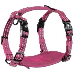 alcott Adventure harnesses - нагръдник за куче Адвенчър, розов, размер M: 18 см дължина, 35-50 см шия, 58-65 см гръден кош, ширина на лентата 2 см - HSMDPK