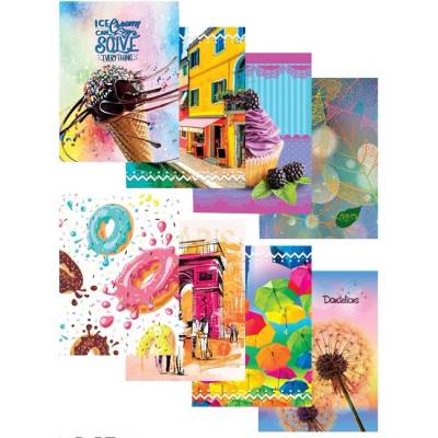 Тетрадка Junior Colour A5 96 л. тв. к. Ред Микс (A5 96)