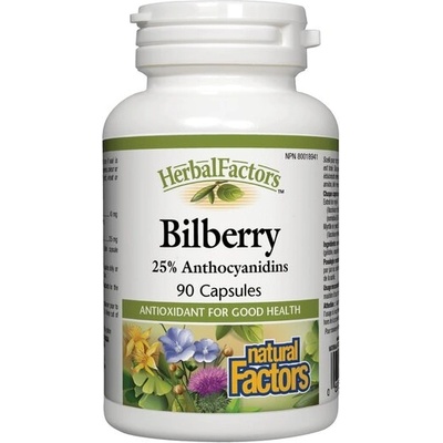 Natural Factors Черна Боровинка 345 mg 90 капсули | Natural Factors (4161 NF)