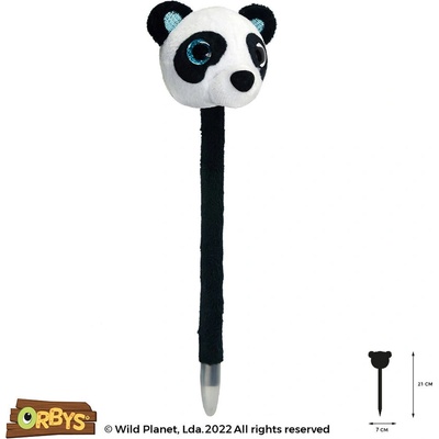 Wild Planet Плюшена химикалка, Панда 21см Wild Planet (K8714)