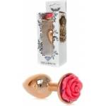  Butt plug rose rose steel plug 7cm