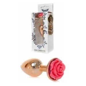  Butt plug rose rose steel plug 7cm