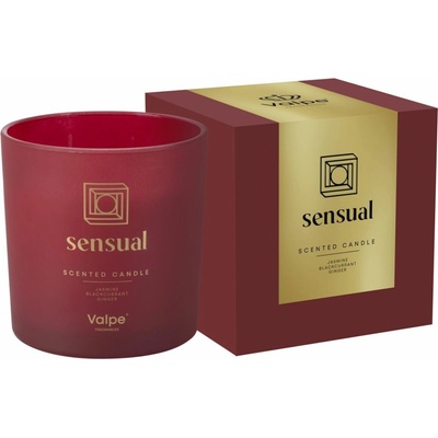 Sensual Vonná sviečka Jasmine, blackcurrant, ginger, jazmín, čierne ríbezle a zázvor, 300 g, SN100M-036-390