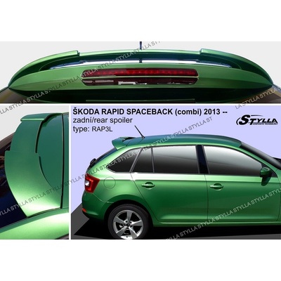 Spoiler zadných dverí horný Škoda Rapid 2011-2020