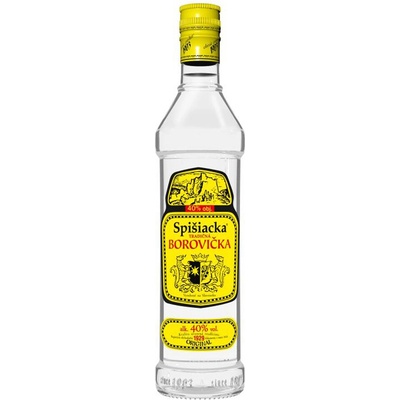 Spišiacka borovička 40% 0,7 l (čistá fľaša)