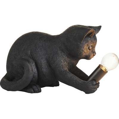 Endon Lighting 107390 - Настолна лампа KITTEN 1xE14/7W/230V черен (EN0061)