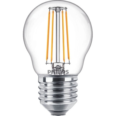 Philips LED žiarovka 1x4,3W E27 470lm 2700K teplá biela, číra, EyeComfort