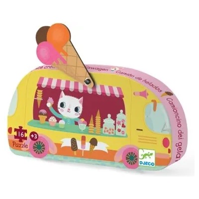 DJECO - Детски пъзел - Камионче за сладолед (DJ07264)