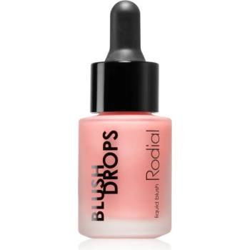 Rodial Blush Drops течен руж и блясък за устни придаващ хидратация и блясък цвят Frosted Pink 15ml