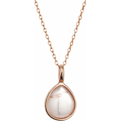 Pavona Pozlátený náhrdelník s ruženínom 12156.3 rose gold